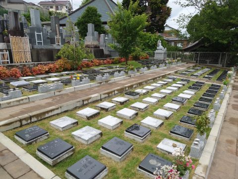 福応寺の樹木葬エリア