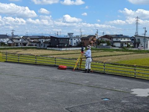 福応寺前後の法面の擁壁工事 進捗状況