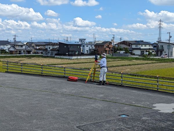 福応寺前後の法面の擁壁工事 進捗状況